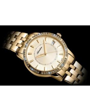 Women Classic Analog Swiss Quartz Watch ADRIATICA Gold color Dial 34mm A3602.1111QZ image 5