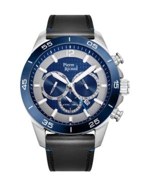Men Classic Analog Quartz Watch PIERRE RICAUD Blau Dial 50mm P97261.T255QF
