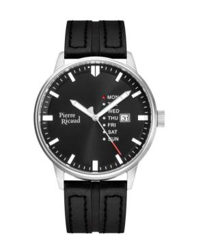 Mężczyźni Classic Analog kwarcowy Zegarek PIERRE RICAUD Czarny Wybierz 24mm P60038.5216QF