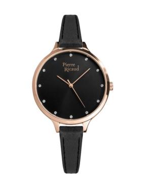 Moteriškas Classic Analog Kvarcinis Watch PIERRE RICAUD Juodas Dial 40mm P22002.9W44Q