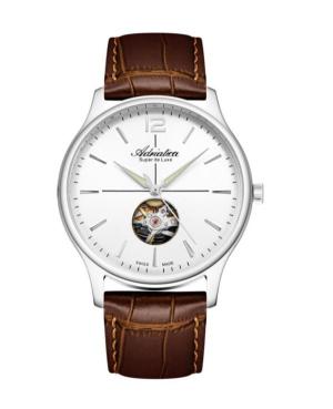Mężczyźni Classic Analog Szwajcar automatyczny Zegarek ADRIATICA Srebrna Wybierz 42mm A8339.5253AO