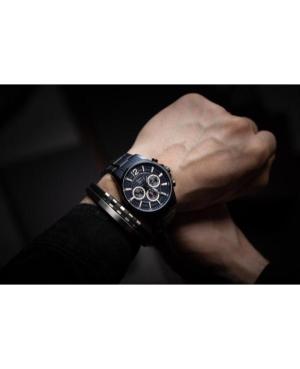 Men Classic Analog Quartz Watch PIERRE RICAUD Modrá Dial 45mm P97040.L155QF image 7