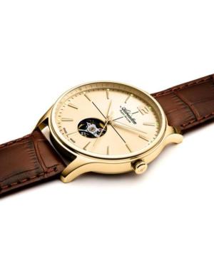 Men Classic Analog Swiss Automatic Watch ADRIATICA Gold color Dial 42mm A8339.1251AO image 1