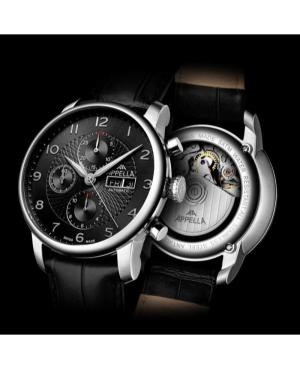 Men Classic Analog Luxury Swiss Watch APPELLA Schwarz Dial L70010.5224ACH image 6