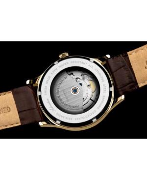 Men Classic Analog Swiss Automatic Watch ADRIATICA Gold color Dial 42mm A8339.1251AO image 5