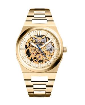 Mężczyźni Classic Analog Luxury Szwajcar automatyczny Zegarek Szkielet ADRIATICA Złoty kolor Wybierz 40mm A8326.1111SA