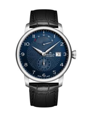 Mężczyźni Classic Analog Luxury Szwajcar automatyczny Zegarek APPELLA Niebieska Wybierz 43mm L70010.5225PA