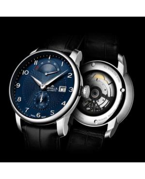 Mężczyźni Classic Analog Luxury Szwajcar automatyczny Zegarek APPELLA Niebieska Wybierz 43mm L70010.5225PA image 6
