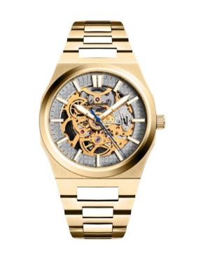 Men Classic Analog Luxury Swiss Automatic Watch Skeleton ADRIATICA Silver color Dial 40mm A8326.1117SA