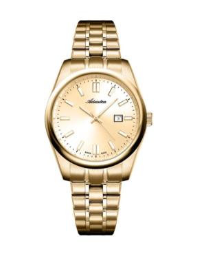 Women Classic Analog Swiss Quartz Watch ADRIATICA Gold color Dial 36mm A3198.1111Q