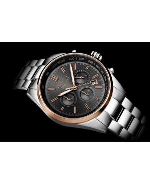 Men Classic Analog Watch Chronograph PIERRE RICAUD Černá Dial 40mm P97045.R1R6CH image 4