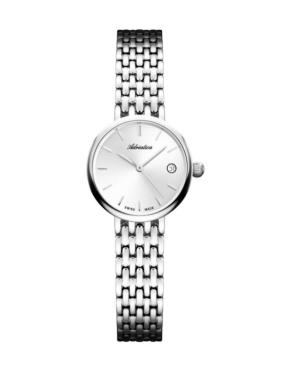 Women Classic Analog Swiss Quartz Watch ADRIATICA Silver Dial 26mm A3848.5113Q