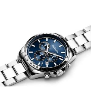 Mężczyźni Classic Analog Szwajcar kwarcowy Zegarek ADRIATICA Niebieska Wybierz 40mm A1053.5115CHT image 1