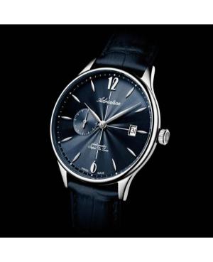 Men Classic Analog Swiss Automatic Watch ADRIATICA Modrá Dial 41mm A1230.5255A image 3
