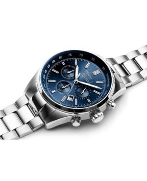 Men Classic Analog Watch Chronograph PIERRE RICAUD Blau Dial 40mm P97045.5115CH image 1