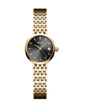 Women Classic Analog Swiss Quartz Watch ADRIATICA Schwarz Dial 26mm A3848.1116Q