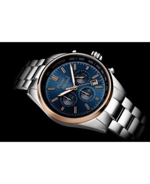 Men Classic Analog Watch Chronograph PIERRE RICAUD Modrá Dial 40mm P97045.R1R5CH image 4