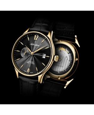 Vyriškas Classic Analog Swiss Kvarcinis - elektroninis, Solar Watch ADRIATICA Juodas Dial 41mm A1230.1254A image 5