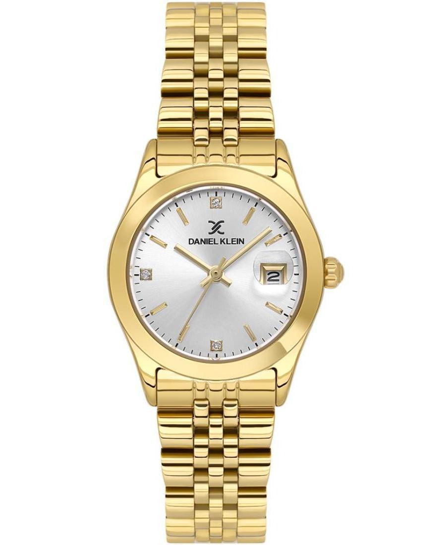 Women Klasické Quartz Analog Watch DANIEL KLEIN DK.6.14183-2 Silver Dial 36.6mm