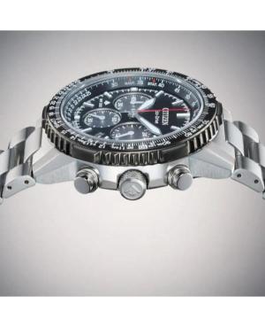 Men Sports Diver Japan Eco-Drive Analog Watch Chronograph CITIZEN CA4664-60E Silver color Dial 40mm image 1