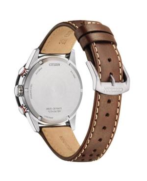 Mężczyźni sportowy klasyczny Japonia kwarcowy analogowe Zegarek Chronograf CITIZEN CA4714-04A Biały Wybierz image 3
