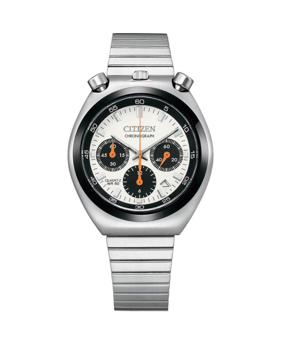 Mężczyźni klasyczny Japonia kwarcowy analogowe Zegarek Chronograf CITIZEN AN3660-81A Czarny Wybierz 38mm