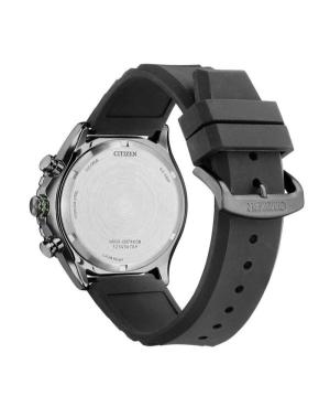 Men Sports Japan Eco-Drive Analog Watch Chronograph CITIZEN AT2565-05E Silver color Dial 43mm image 3