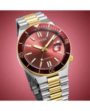 Vyriškas Klasikinis Japoniškas Kvarcinis - elektroninis, Solar Rodyklinis Watch CITIZEN NJ0234-58X Juodas, Pilkas Dial 40mm image 4