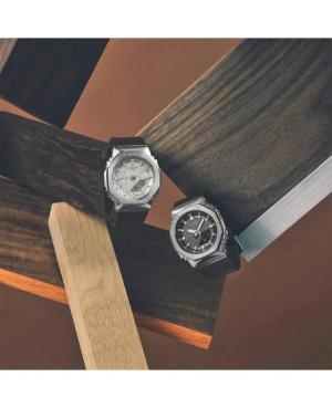 Women Sports Functional Diver Japan Quartz Analog Watch Alarm CASIO GM-S2110-1A7ER G-Shock Silver Dial 40.5mm image 2