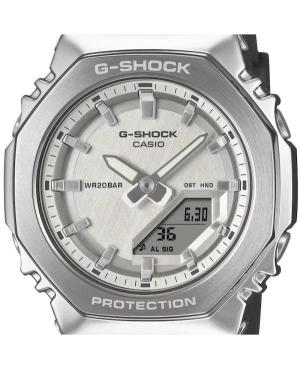 Moteriškas Sportinis Su funkcijomis Diver Japoniškas Kvarcinis Digital Watch Timer CASIO GM-S2110-1A7ER G-Shock Sidabras Dial 40 image 5