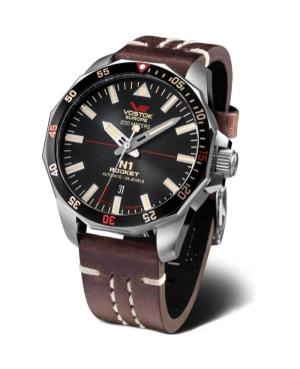 Vyriškas Diver Kvarcinis - elektroninis, Solar Rodyklinis Watch VOSTOK EUROPE NH35-225A709 Juodas Dial 46mm