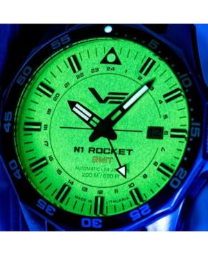 Mężczyźni Diver automatyczny analogowe Zegarek VOSTOK EUROPE NH34-225A713SLBK Złoty kolor Wybierz 46mm image 5