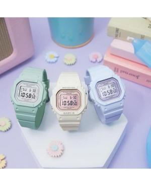 Women Functional Sports Japan Quartz Digital Watch Timer CASIO BGD-565SC-4BER G-Shock Pink Dial 38mm image 6