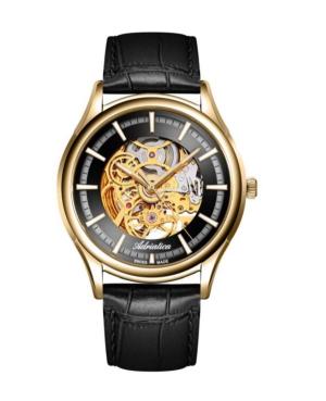 Men Classic Analog Swiss Automatic Watch ADRIATICA Černá Dial 43mm A2804.1B16AS