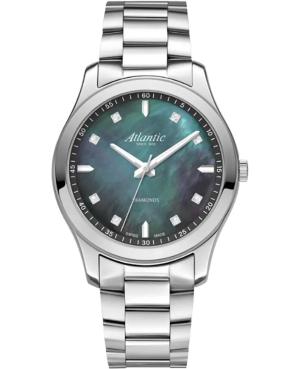 Women Fashion Swiss Quartz Analog Watch ATLANTIC 20335.41.07BK