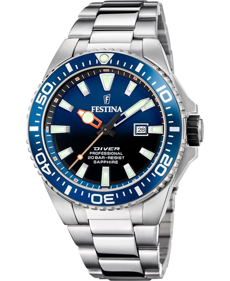 Vyriškas Kvarcinis Rodyklinis Watch FESTINA F20663/1