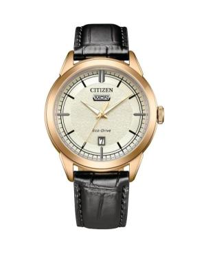 Men Klassisch Japan Eco-Drive Analog Watch CITIZEN AW0153-04AC Silver Dial 40.5mm