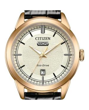 Men Klasické Japan Eco-Drive Analog Watch CITIZEN AW0153-04AC Silver Dial 40.5mm image 5