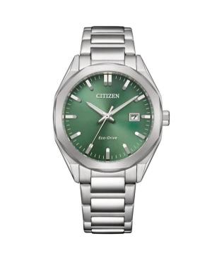 Men Classic Japan Eco-Drive Analog Watch CITIZEN BM7620-83Y Green Dial 38mm