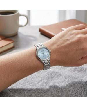 Женские Классические Японские Eco-Drive Аналоговый Часы CITIZEN FE6121-67L Синий Циферблат 33.5mm изображение 2