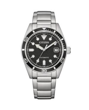 Vyriškas Klasikinis Japoniškas Kvarcinis - elektroninis, Solar Rodyklinis Watch CITIZEN NJ0221-50E Juodas Dial 38.5mm