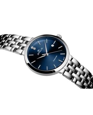 Moteriškas Classic Analog Swiss Kvarcinis Watch APPELLA Mėlyna Dial 28mm L50031.5115DQ image 3