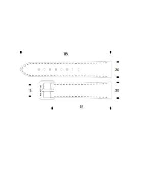 Watch Strap Stailer 1062-2001, Brown 20 mm image 1
