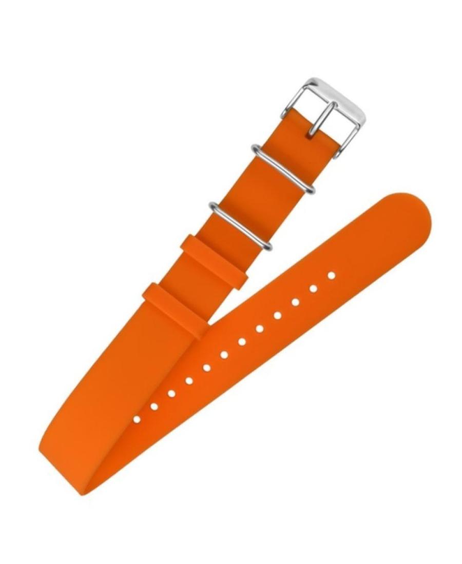 ACTIVE ACT.SL.ZULU.19.22.W Silicone strap Orange 22 mm