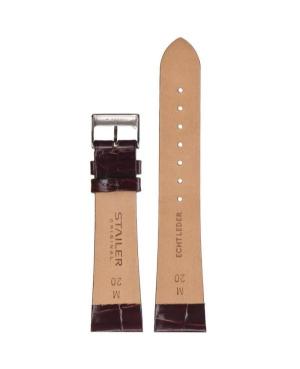 Watch Strap STAILER 1122-2001, Brown 20 mm image 3