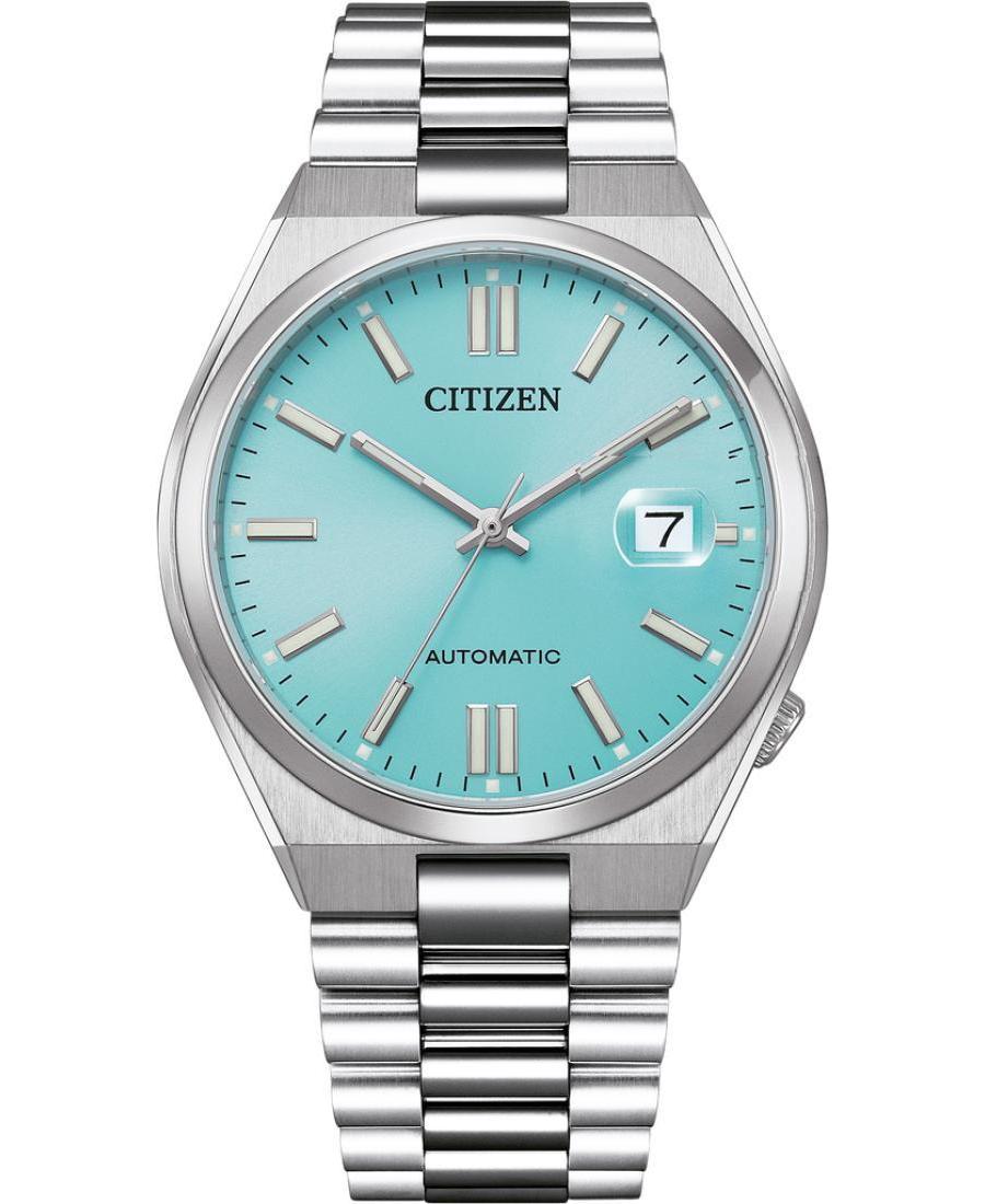 Men Klasické Japan Automatic Analog Watch CITIZEN NJ0151-88M 40mm