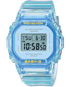 Women Functional Sports Japan Quartz Digital Watch Timer CASIO BGD-565SJ-2ER G-Shock Silver color Dial 38mm