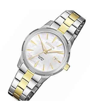 Women Japan Quartz Analog Watch CITIZEN EU6074-51D Mother of Pearl Dial 28mm image 7