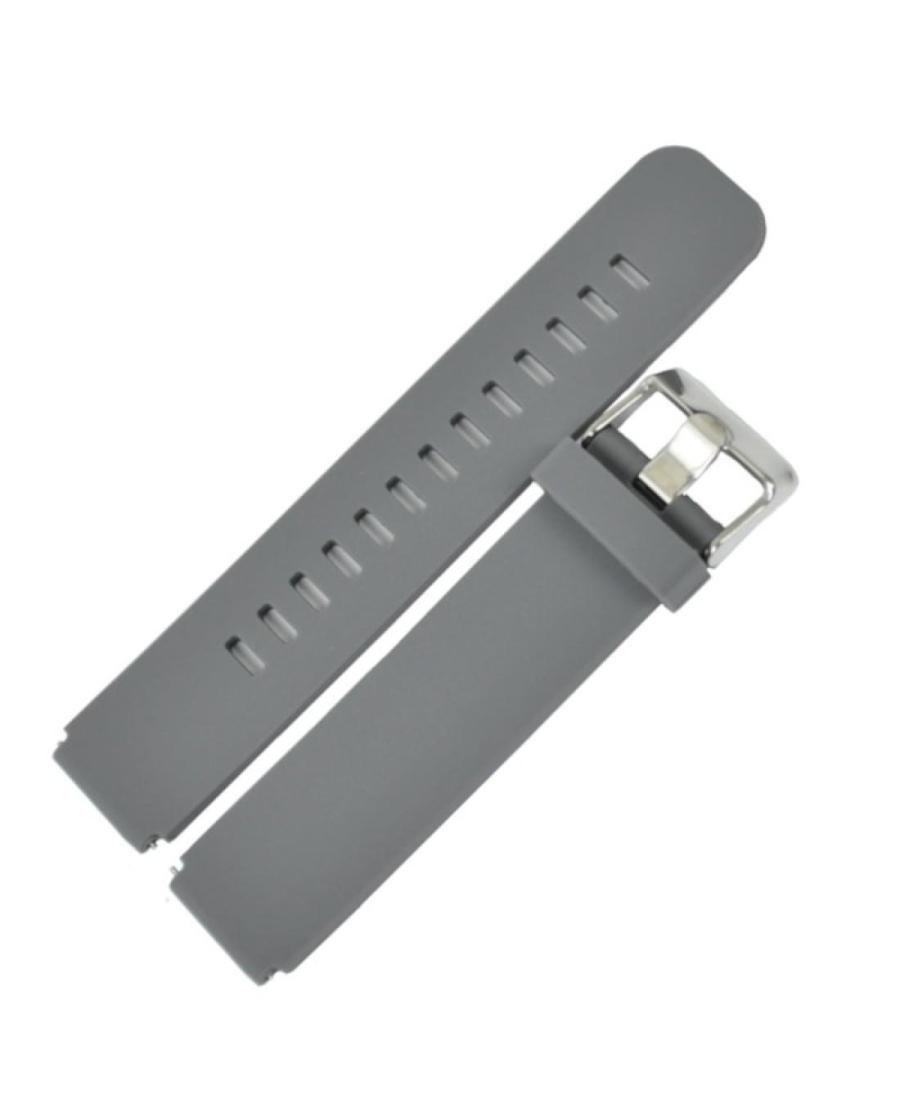 ACTIVE ACT.SL.JD009.07.18.W Silicone strap Gray 18 mm