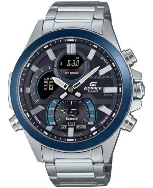 Mężczyźni Funkcjonalny sportowy Japonia kwarcowy cyfrowe Zegarek Timer CASIO ECB-30DB-1AEF Niebieska Wybierz 45mm